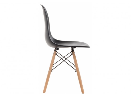 Пластиковый стул Eames PC-015 черный в Набережных Челнах