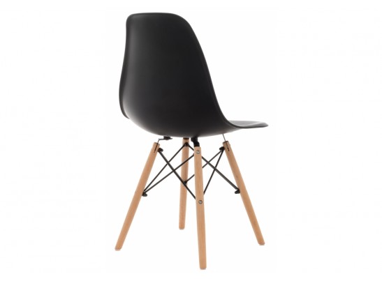 Пластиковый стул Eames PC-015 черный в Набережных Челнах