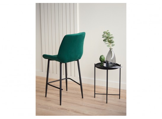 Полубарный стул Челси 360 зеленый (zd 667) / черный в Набережных Челнах