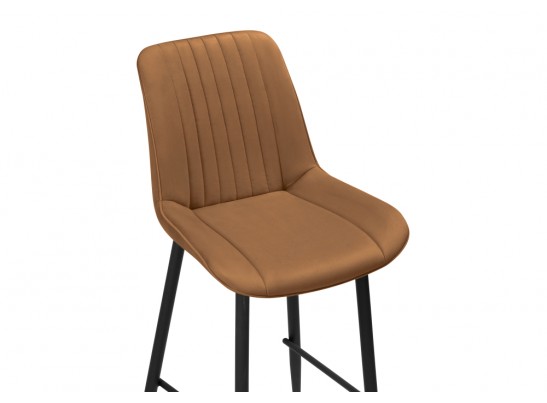 Полубарный стул Седа К кирпичный / черный в Набережных Челнах