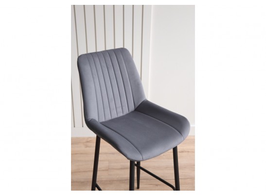 Полубарный стул Седа темно-серый (zd 995) / черный в Набережных Челнах