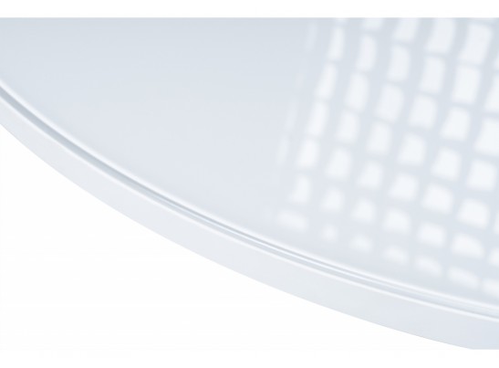 Стеклянный стол Лауриц белый / черный каркас в Набережных Челнах