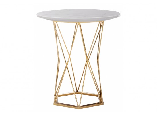 Стол Melan white / gold в Набережных Челнах