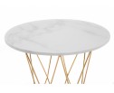 Стол Melan 60х70 white / gold в Набережных Челнах