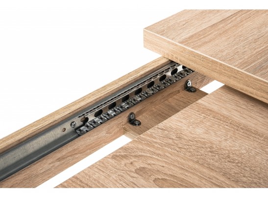 Стол Оригон 120(160)х70х77 сонома / черный матовый в Набережных Челнах