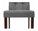 Стул Madina dark walnut / fabric grey в Набережных Челнах