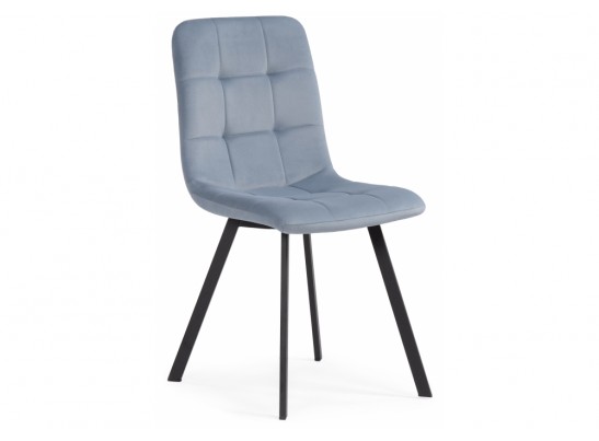 Стул на металлокаркасе Bruk light blue / black в Набережных Челнах