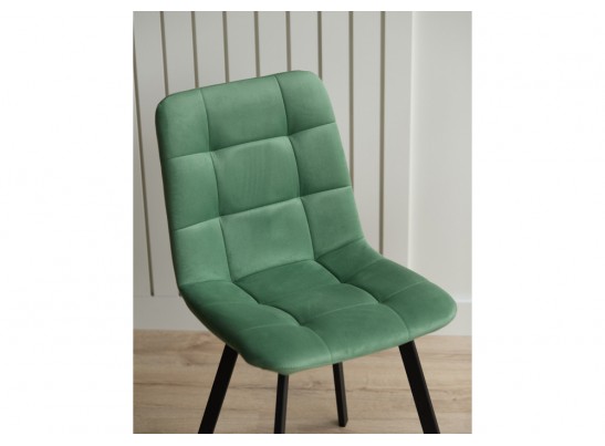 Стул на металлокаркасе Чилли фисташковый / черный