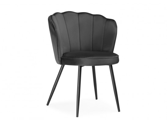 Стул на металлокаркасе Coral grey / black в Набережных Челнах