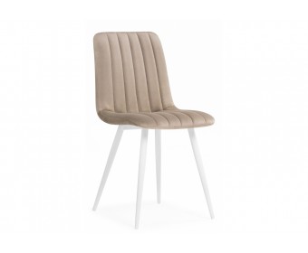 Стул на металлокаркасе Дани бежевый (zd 210) / белый