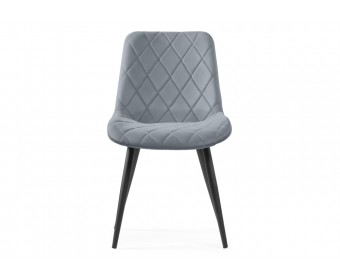 Стул на металлокаркасе Fox black / gray