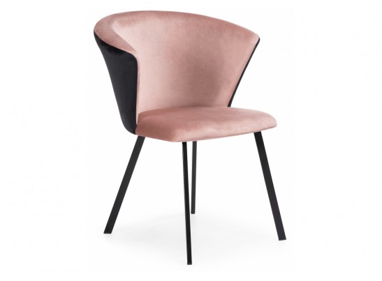Стул на металлокаркасе Gema black / pink / black в Набережных Челнах