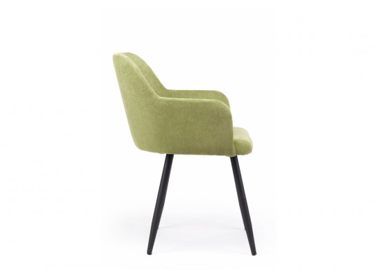 Стул на металлокаркасе Инфини 360 зеленый (ocean 013) / черный в Набережных Челнах