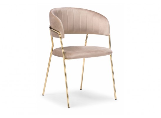 Стул на металлокаркасе Kamelia cappuccino / gold в Набережных Челнах