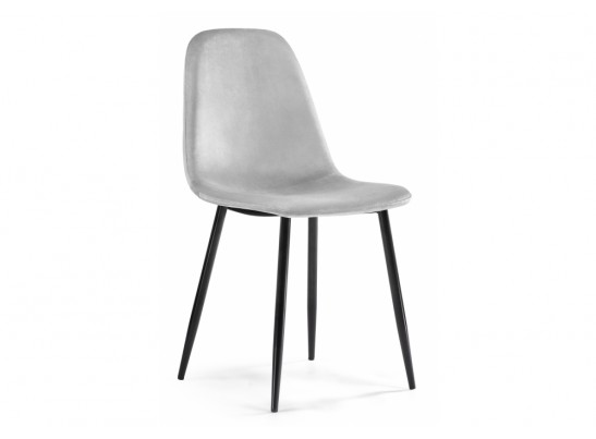 Стул на металлокаркасе Lilu light grey / black в Набережных Челнах