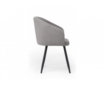 Стул на металлокаркасе Монер 360 темно-серый (glory 20) / черный