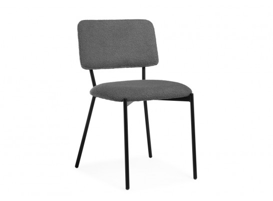 Стул на металлокаркасе Reparo dark gray / black в Набережных Челнах