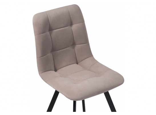 Стул на металлокаркасе Симпл латте / черный в Набережных Челнах