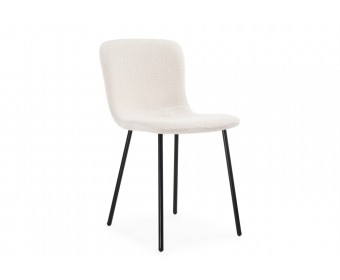 Стул на металлокаркасе Ursa black / white