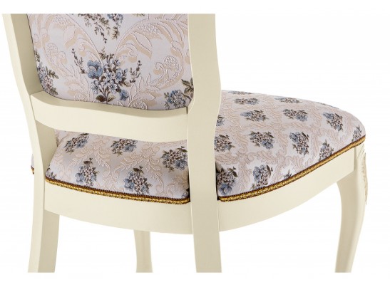 Стул Руджеро патина золото / молочный в Набережных Челнах