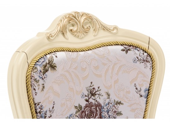 Стул Руджеро патина золото / молочный в Набережных Челнах