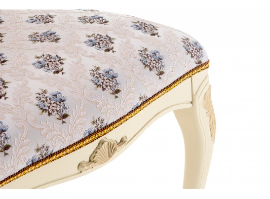 Стул Руджеро патина золото / молочный в Набережных Челнах