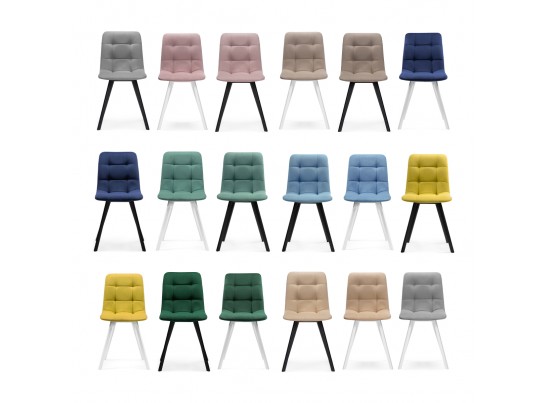 Стул на металлокаркасе Чилли латте / черный в Набережных Челнах