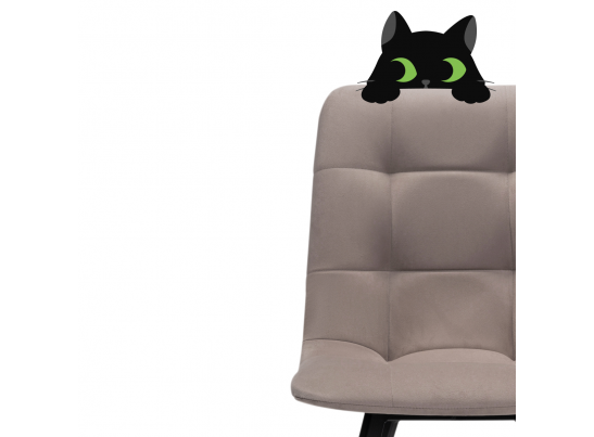 Стул на металлокаркасе Чилли латте / черный в Набережных Челнах