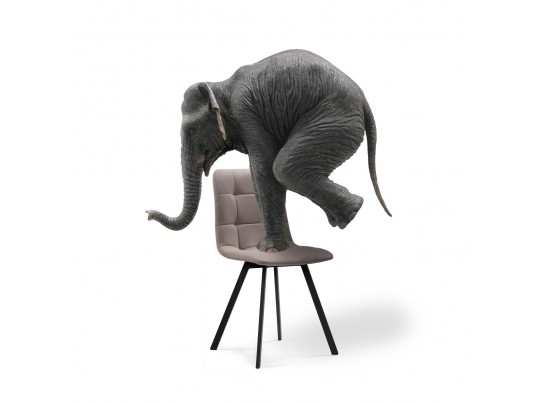 Стул на металлокаркасе Чилли латте / черный в Набережных Челнах