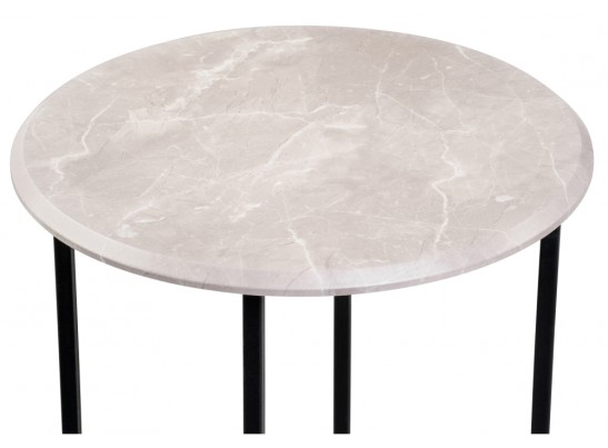 Журнальный столик Грейс мрамор серый / черный в Набережных Челнах