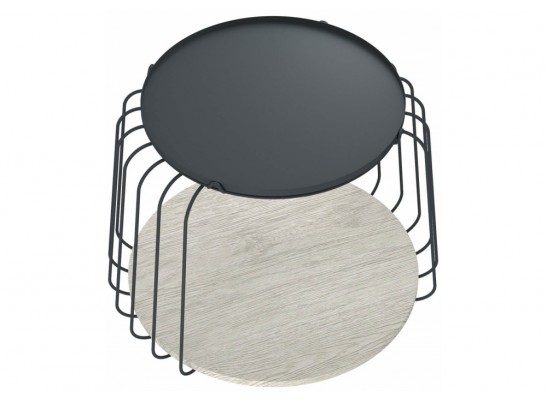 Журнальный столик Sheffilton SHT-CT70M онтарио / антрацит в Набережных Челнах