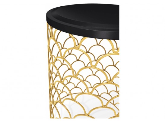 Журнальный столик SHT-CT24-1 золото / черный муар в Набережных Челнах