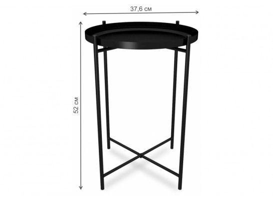 Журнальный столик SHT-CT8 черный муар в Набережных Челнах