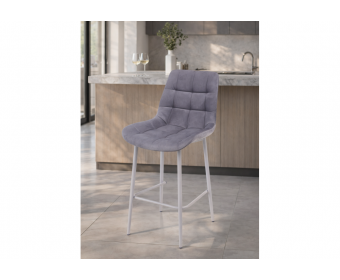 Полубарный стул Челси 360 темно-серый (zd 995) / серый