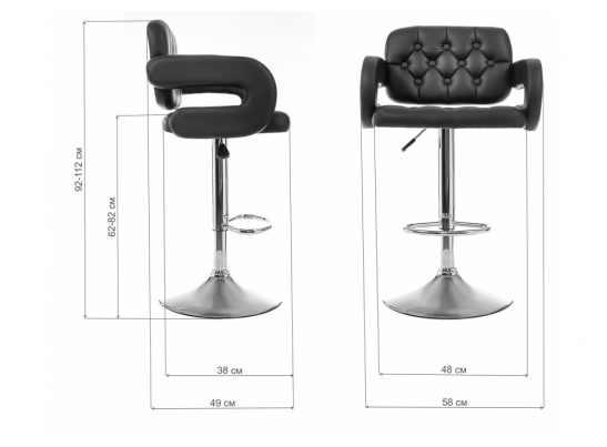 Барный стул Shiny фиолетовый в Набережных Челнах
