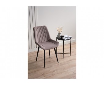 Стул на металлокаркасе Седа латте (zd 290) / черный