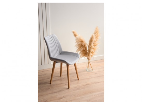 Деревянный стул Седа 360 светло-серый (zd 960) / светлое дерево в Набережных Челнах