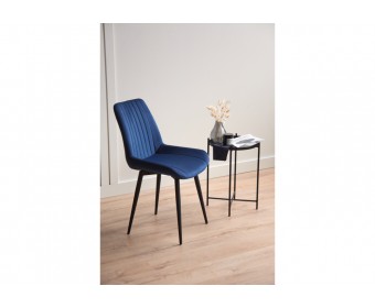 Стул на металлокаркасе Седа синий (zd 798) / черный