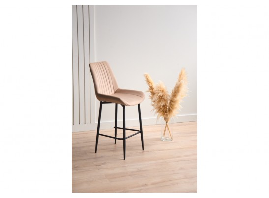 Полубарный стул Седа 360 бежевый (zd 210) / черный в Набережных Челнах