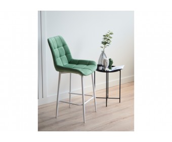 Полубарный стул Челси 360 фисташковый (zd 651) / белый