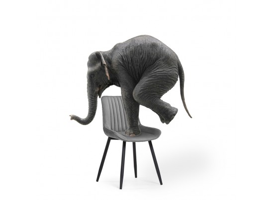 Комплект стульев Вейв 4 шт темно-серый / черный в Набережных Челнах