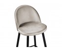 Барный стул Dodo 1 light grey with edging / black в Набережных Челнах