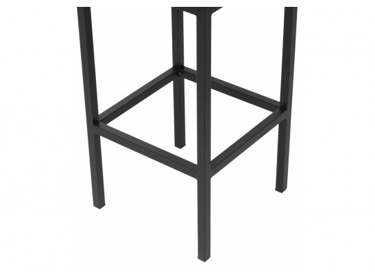 Барный стул Лофт кожзам d6 / черный матовый в Набережных Челнах