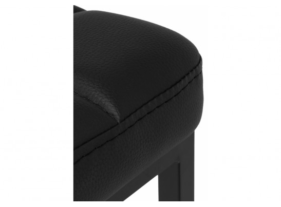 Барный стул Лофт кожзам d6 / черный матовый в Набережных Челнах
