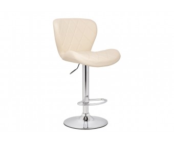 Барный стул Porch beige / chrome