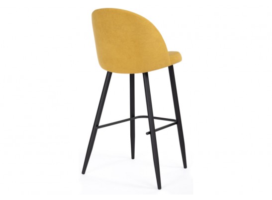 Барный стул Сондре горчичный / черный каркас в Набережных Челнах