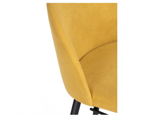 Барный стул Сондре горчичный / черный каркас в Набережных Челнах