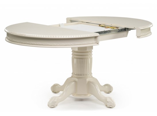 Деревянный стол Альфред круглый крем в Набережных Челнах