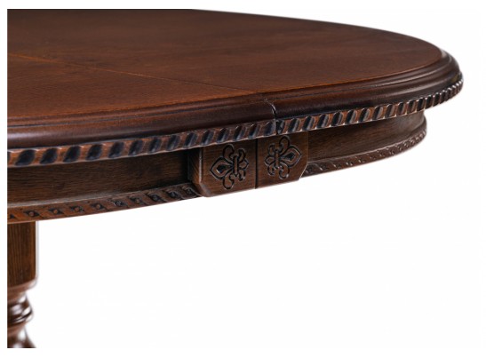 Деревянный стол Аллофан круглый миланский орех в Набережных Челнах