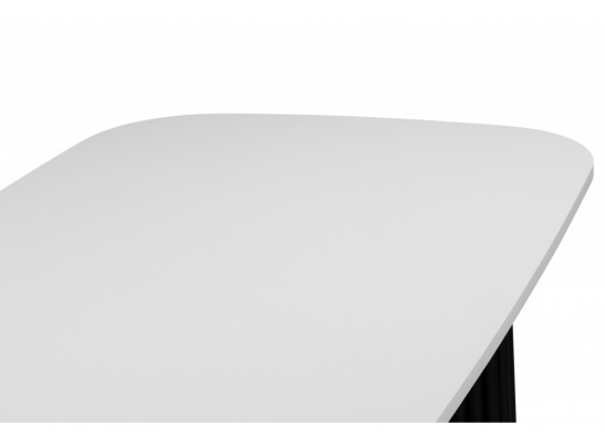 Деревянный стол Бавария B 160 х 90 белая пленка шагрень / черный в Набережных Челнах